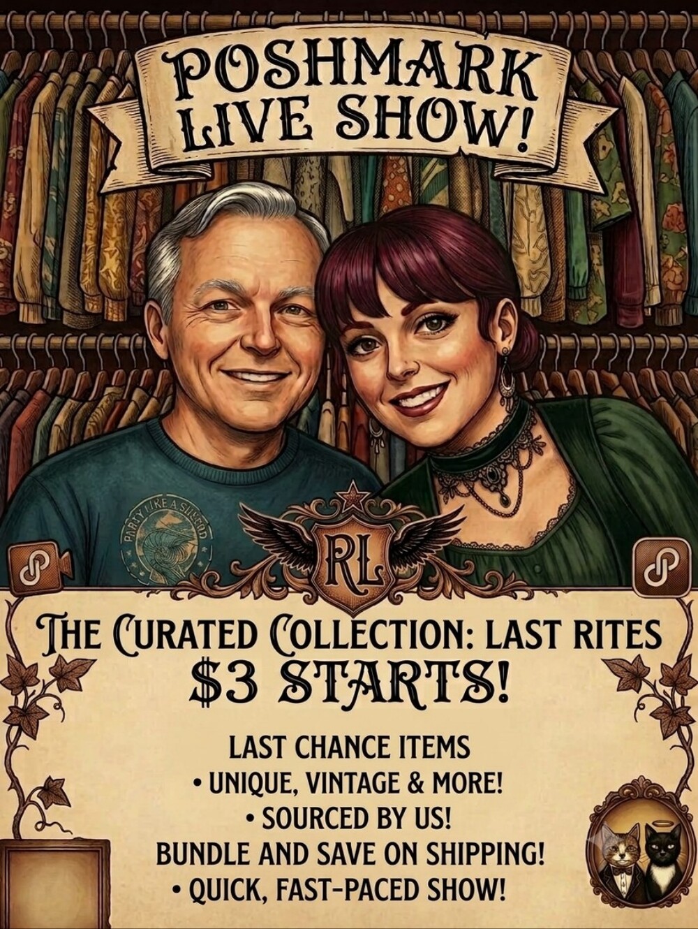 We're Live! $3 Starts On Last Chance Clothing
